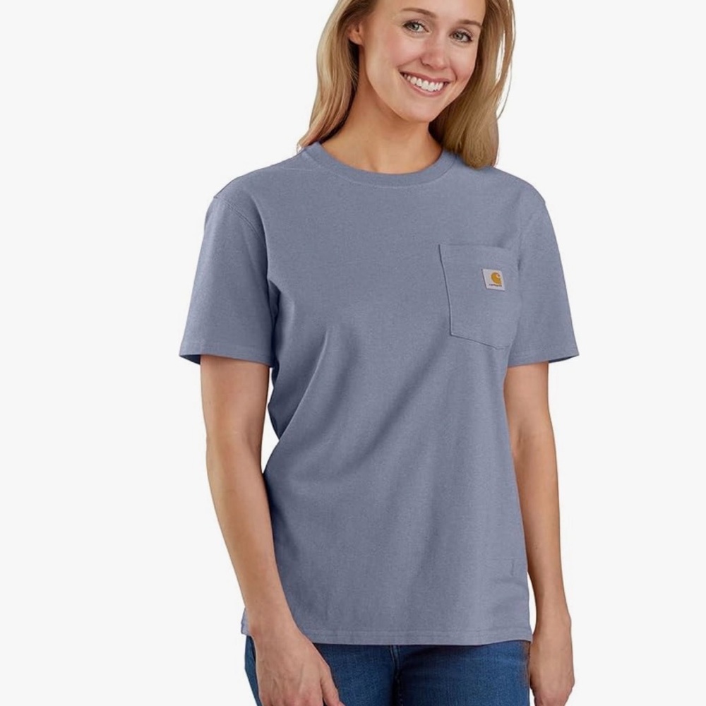 Carhartt Short Sleeve Pocket Tee — Dusty lilac